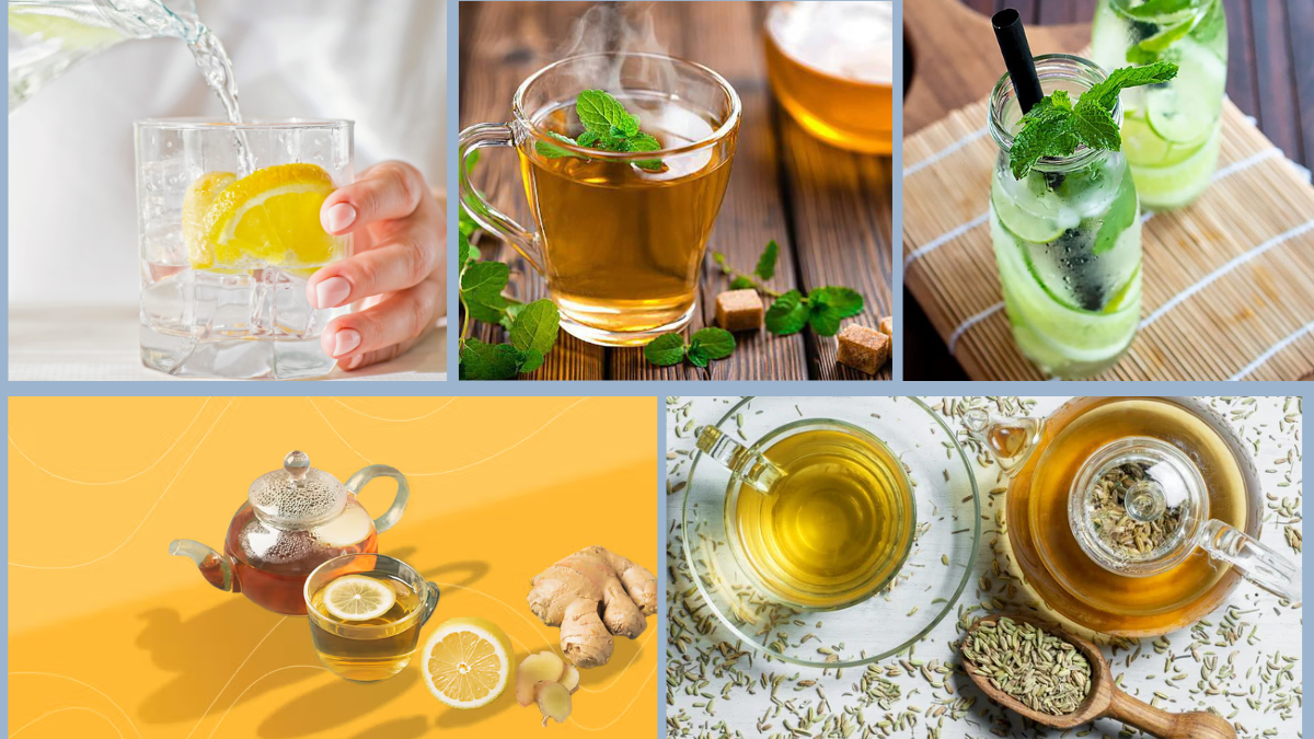 5 Drinks to Help You Debloat, According to Dietitians