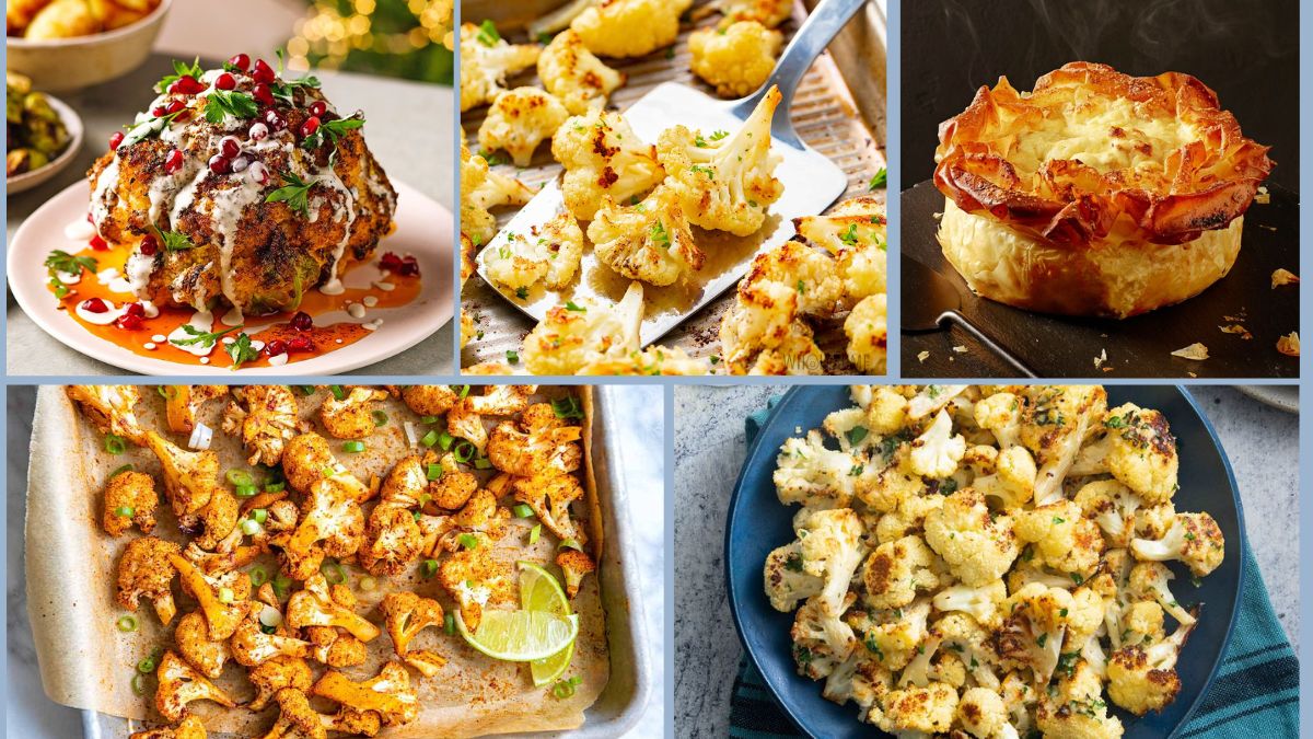 6 Roasted Cauliflower Ideas for Light Dinners