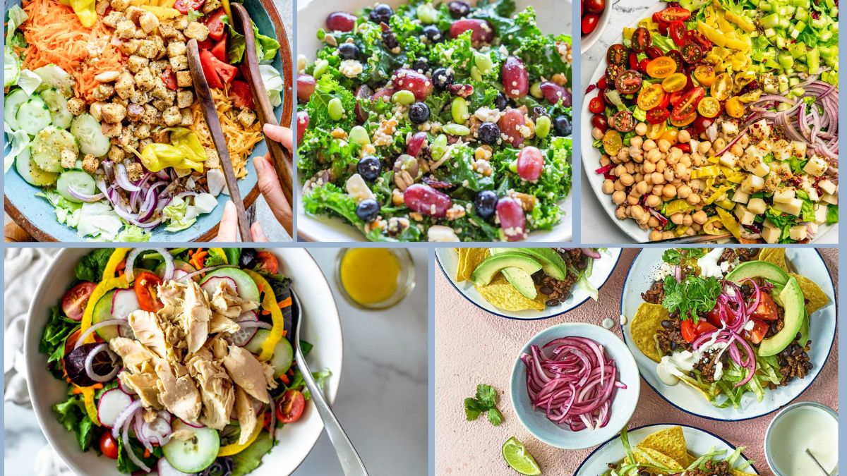 6 Garden Salad Ideas for Light Lunches